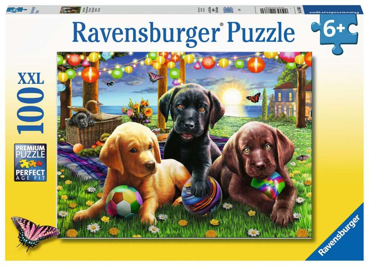 Ravensburger Ravensburger Puppy Picnic XXL 100 piece Jigsaw Puzzle Jigsaw Puzzle